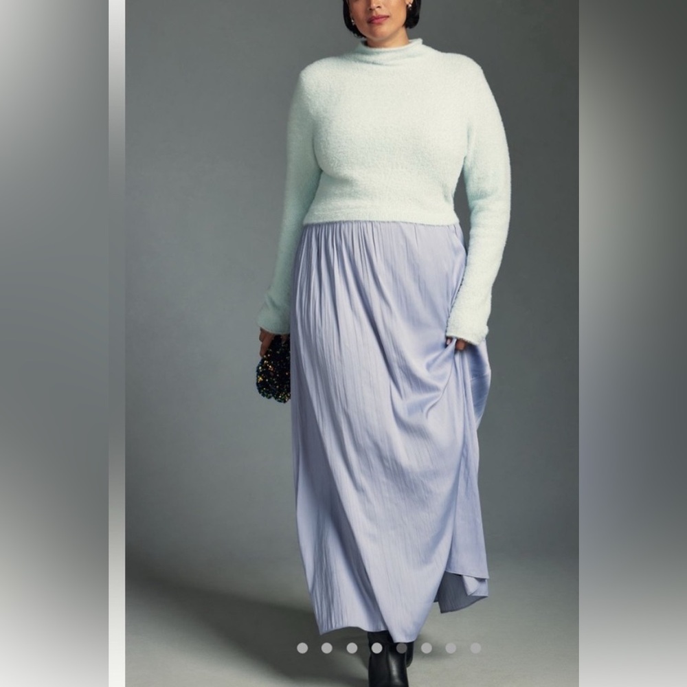 Anthropologie 3x Thea Blue sweater dress BNWOT
